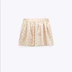 Zara Textured Weave Mini Skort